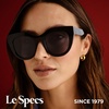image:imageLe Specs Air Heart Cat Eye Sunglasses Elegant Flattering Style for WomenBlack  Smoke Mono Polarized