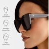 image:imageLe Specs Air Heart Cat Eye Sunglasses Elegant Flattering Style for WomenBlack  Smoke Mono Polarized