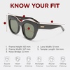 image:imageLe Specs Air Heart Cat Eye Sunglasses Elegant Flattering Style for WomenBlack