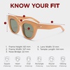 image:imageLe Specs Air Heart Cat Eye Sunglasses Elegant Flattering Style for WomenCaramel