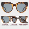 image:imageLe Specs Air Heart Cat Eye Sunglasses Elegant Flattering Style for WomenTort