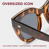 image:imageLe Specs Air Heart Cat Eye Sunglasses Elegant Flattering Style for WomenTort