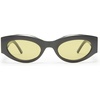 image:imageLe Specs Body Bumpin II Sunglasses  Black Olive Oval Unisex Classic Retro Style