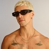 image:imageLe Specs Body Bumpin II Sunglasses  Tort Oval Unisex Classic Retro Style