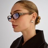 image:imageLe Specs Dont Cha Sunglasses  Tort Oval Unisex Minimalist Y2K Style