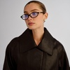image:imageLe Specs Duskfall Sunglasses  Black Oval Womens Elegant and Flattering Style