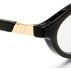image:imageLe Specs Duskfall Sunglasses  Black Oval Womens Elegant and Flattering Style
