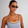 image:imageLe Specs Duskfall Sunglasses  Tort Oval Womens Elegant and Flattering Style