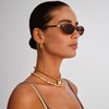 image:imageLe Specs Duskfall Sunglasses  Tort Oval Womens Elegant and Flattering Style