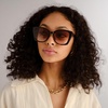 image:imageLe Specs Incantation Sunglasses  Tort Square Womens Elegant and Flattering Style