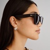 image:imageLe Specs Le Coeur Sunglasses  Black Cat Eye Womens Elegant and Flattering Style