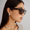 image:imageLe Specs Le Coeur Sunglasses  Dark Tort Cat Eye Womens Elegant and Flattering Style
