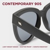 image:imageLe Specs Liar Liar Womens Oversized Cat Eye SunglassesBlack Rubber