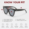 image:imageLe Specs Liar Liar Womens Oversized Cat Eye SunglassesBlack Rubber