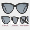 image:imageLe Specs Liar Liar Womens Oversized Cat Eye SunglassesBlack Rubber