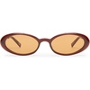 image:imageLe Specs Magnifique Sunglasses  Cocoa Oval Womens Minimalist Y2K Style
