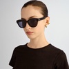 image:imageLe Specs Majestic Sunglasses  Black Square Womens Elegant and Flattering Style