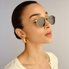 image:imageLe Specs Neptune Deux SunglassesGold Khaki Mono Polarized