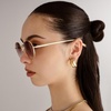 image:imageLe Specs Odyssey Sunglasses  Bright Gold Round Unisex Classic Everyday Style