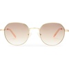 image:imageLe Specs Odyssey Sunglasses  Bright Gold Round Unisex Classic Everyday Style