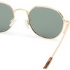 image:imageLe Specs Odyssey Sunglasses  Gold Round Unisex Classic Everyday Style