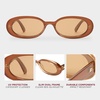 image:imageLe Specs Outta Love Retro 90s Vintage Narrow Oval Sunglasses for Women and MenCaramel