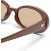 image:imageLe Specs Outta Love Retro 90s Vintage Narrow Oval Sunglasses for Women and MenCocoa