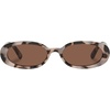image:imageLe Specs Outta Love Retro 90s Vintage Narrow Oval Sunglasses for Women and MenCookie Tort