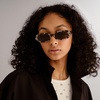 image:imageLe Specs Outta Love Retro 90s Vintage Narrow Oval Sunglasses for Women and MenCookie Tort