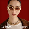 image:imageLe Specs Outta Love Retro 90s Vintage Narrow Oval Sunglasses for Women and MenOffwhite
