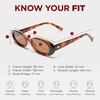 image:imageLe Specs Outta Love Retro 90s Vintage Narrow Oval Sunglasses for Women and MenToffee Tort FrameLight Brown Lens