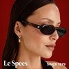 image:imageLe Specs Outta Love Retro 90s Vintage Narrow Oval Sunglasses for Women and MenTort