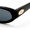 image:imageLe Specs Popalicious  Sunglasses  Black Oval Womens Micro 90s Sleek Style