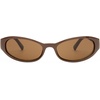 image:imageLe Specs Popalicious  Sunglasses  Cocoa Oval Womens Micro 90s Sleek Style