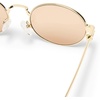 image:imageLe Specs Poseidon Deux Sunglasses  Round Unisex Contemporary 90s StyleGold FrameTan Lens