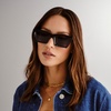 image:imageLe Specs Something Sunglasses  DFrame Unisex Classic Everyday StyleBlack