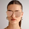 image:imageLe Specs The Duke Gold Peach Mirror