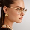 image:imageLe Specs The Duke Sunglasses  Gold Aviator Unisex Classic Retro Style
