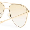 image:imageLe Specs The Duke Sunglasses  Gold Aviator Unisex Classic Retro Style