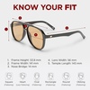 image:imageLe Specs Tragic Magic Sunglasses  Aviator Unisex Classic Everyday StyleBlack
