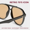 image:imageLe Specs Tragic Magic Sunglasses  Aviator Unisex Classic Everyday StyleBlack