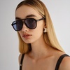 image:imageLe Specs Tragic Magic Sunglasses  Black Aviator Unisex Classic Everyday Style