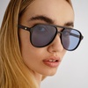 image:imageLe Specs Tragic Magic Sunglasses  Black Aviator Unisex Classic Everyday Style