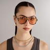 image:imageLe Specs Tragic Magic Sunglasses  Cookie Tort Aviator Unisex Classic Everyday Style