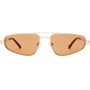 image:imageLe Specs Treasure Sunglasses  Gold Aviator Unisex Micro 90s Sleek Style