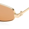 image:imageLe Specs Treasure Sunglasses  Gold Aviator Unisex Micro 90s Sleek Style