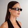 image:imageLe Specs Unreal Sunglasses  Rectangle Unisex Classic Everyday StyleShiny Black