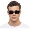 image:imageLe Specs Unreal Sunglasses  Rectangle Unisex Classic Everyday StyleShiny Black