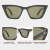 image:imageLe Specs Velodrome Black Cat Eye Sunglasses for Women
