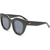 image:imageLe Specs Air Heart Cat Eye Sunglasses Elegant Flattering Style for WomenBlack  Smoke Mono Polarized